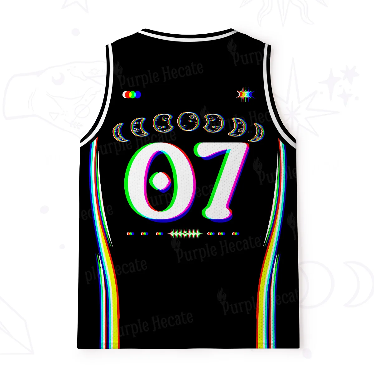 Women's V-neck Mesh Basketball Jersey Vest, Women's Face Full Print Sleeveless Vest, Casual Summer Sports Jersey Top