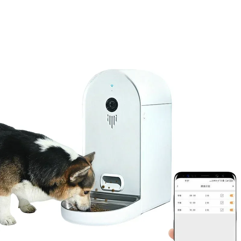 

Newest Best Selling High Capacity Luxury Health Cat Dog Smart Automatic Pet Feeder With Camera
