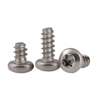M2.2 M2.6 M2.9 Stainless Steel Pan Head Torx Self Tapping Screw For Plastic SS304