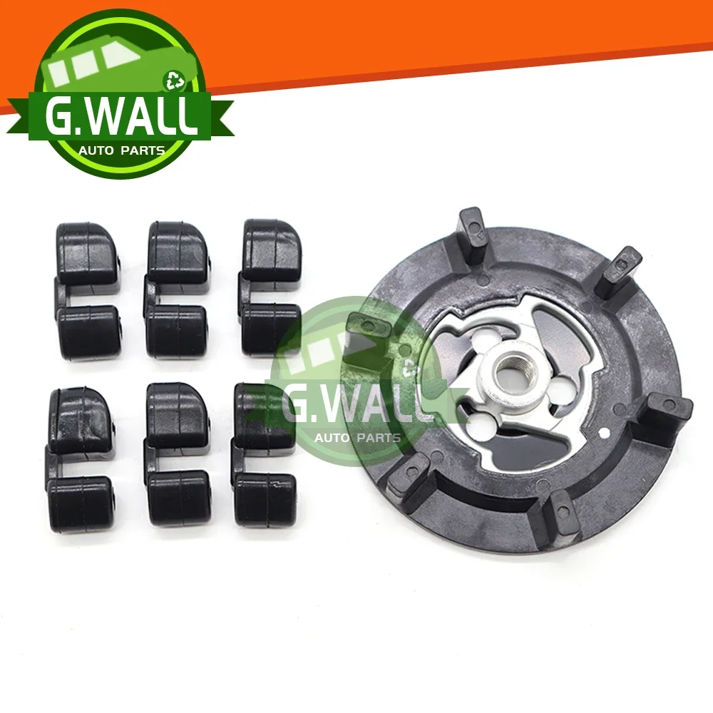 AC Air Conditioning Compressor Clutch Hub And Rubber For Peugeot 208 308 3008 2008 Citroen C3 C4 Grand Picasso DS3 9675655880