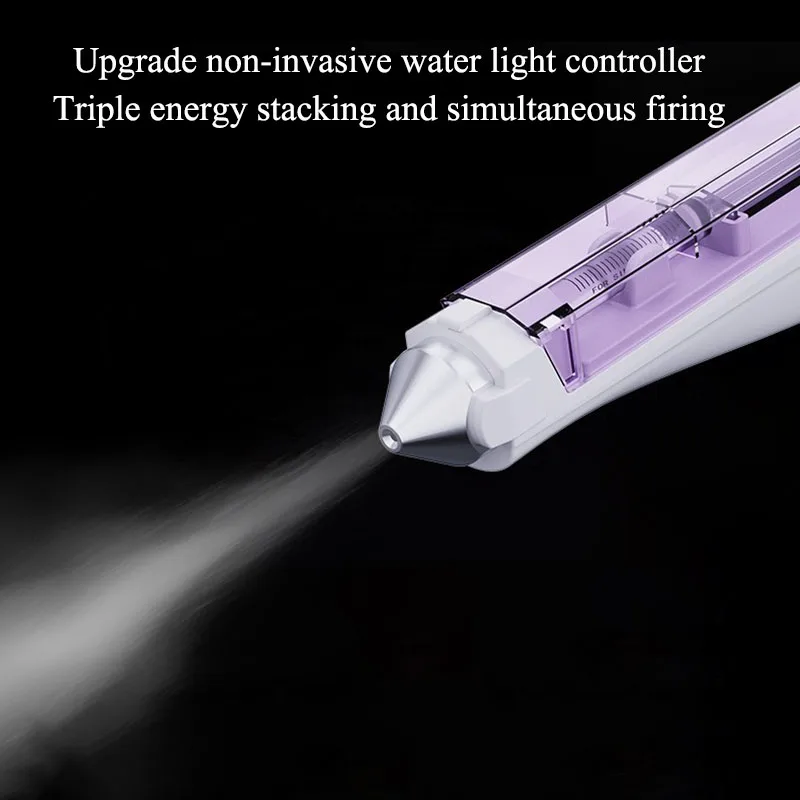 Non-Invasive Water Light Gun High-Pressure Spray Transdermal Introduction Oxygen Injection Hydration Beauty Salon Use