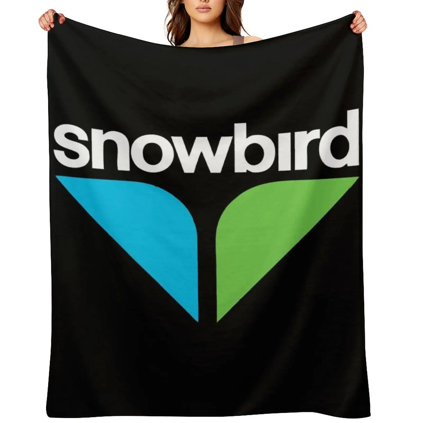 

Snowbird Throw Blanket Soft Beds Winter beds For Decorative Sofa Furry Blankets