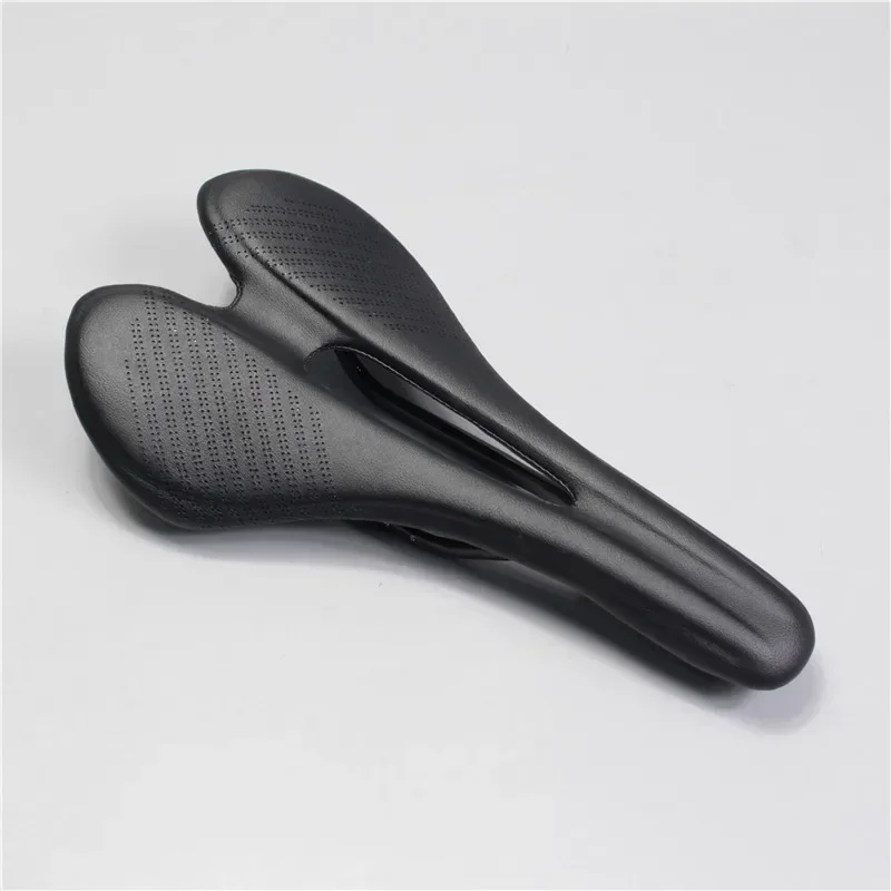 Carbon fiber and leather saddle, hollow, super light, for road and mountain bike, new 2019