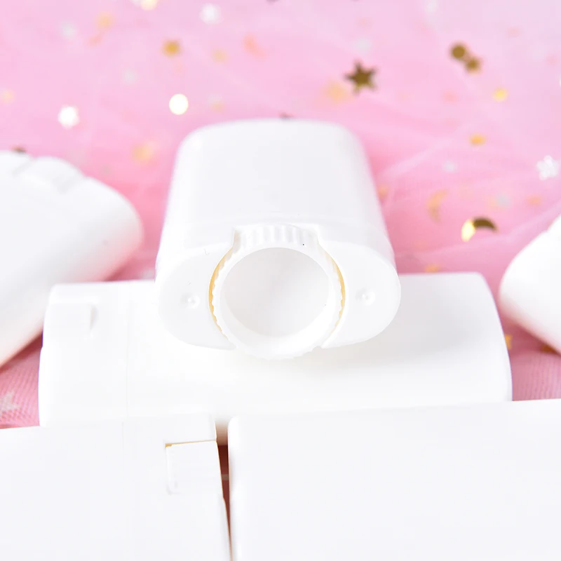 Tubos Ovais Plásticos do Bálsamo Labial, Recipientes Do Batom, Vazios, 10Pcs, 20ml