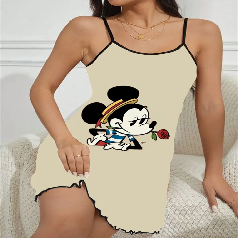 

Free Sexy Nightgown Woman Night Nightgowns for Women Sex Women's Nightwear Romantic Lingeries Nighty Mickey Babydoll Dress Mini