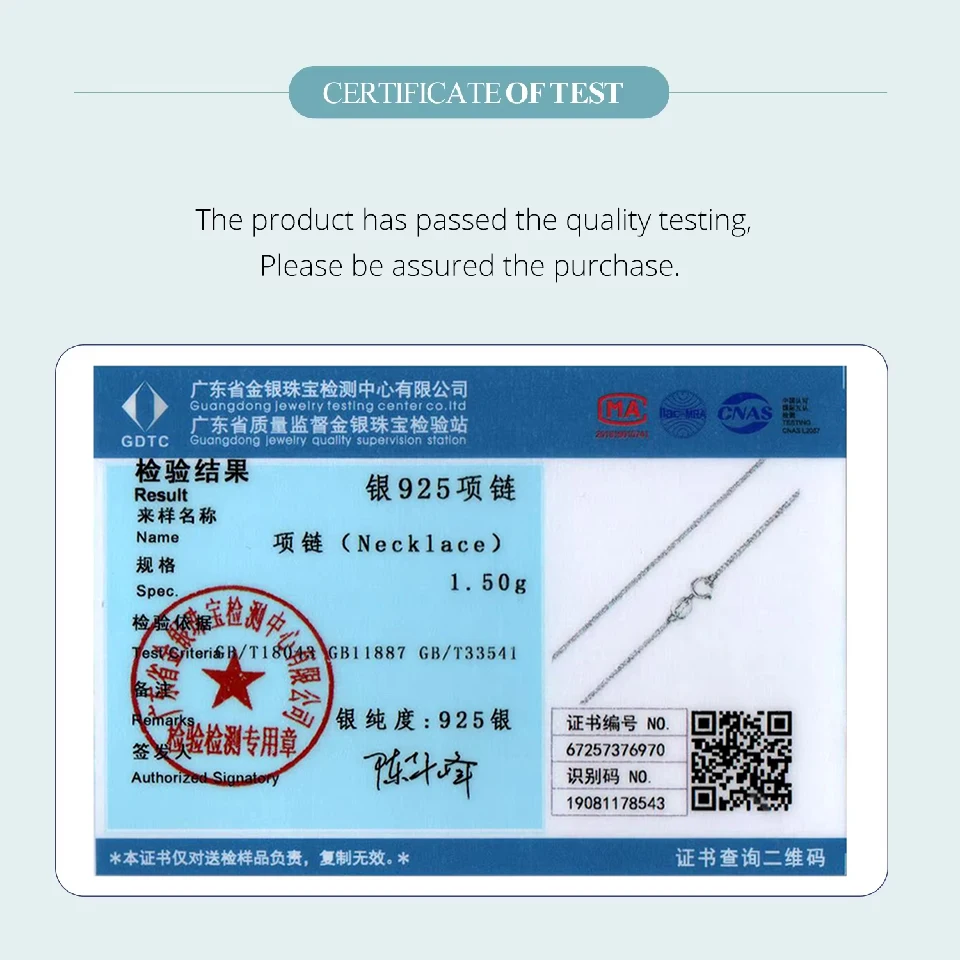 قلادة سلسلة جانبية من الفضة الإسترليني عيار 925 من الذهب الصلب من BAMOER للنساء والفتيات، قلادة سلسلة رفيعة من الفضة مقاس 1.2 مم