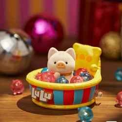 LuLu Pig Happy Hour Series Blind Box Toys Carnival Blind Box Toy Kawaii Doll Action Figure Birthday Gift Kid Model Mystery Box