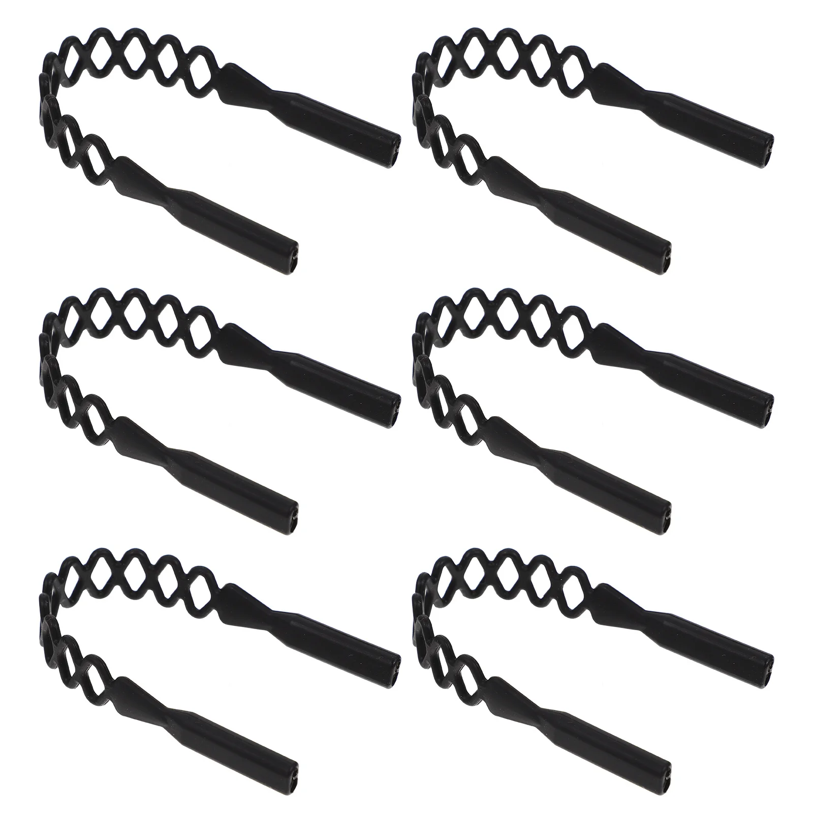 

6Pcs Eyeglasses Strap Non-Slip Silicone Lightweight Glasses Holder Reusable Glasses Lanyard for Men Women Reading Sunglasses