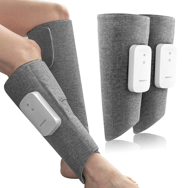 Portable Air Compression Heating Blood Circulation Calf Leg Massager