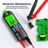BSIDE A1X Smart Multimeter Electrical Test Pen Auto Ranging USB Charging Voltage Current Capacitance Ohmmeter With LED Display