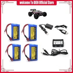 HJ 2S 7.4V 10C 2500mah bateria Lipo dla SCY 16101 16101PRO Rc zabawki zdalnie sterowane części modelu z wtyczka JST 7.4V akumulator JJRC