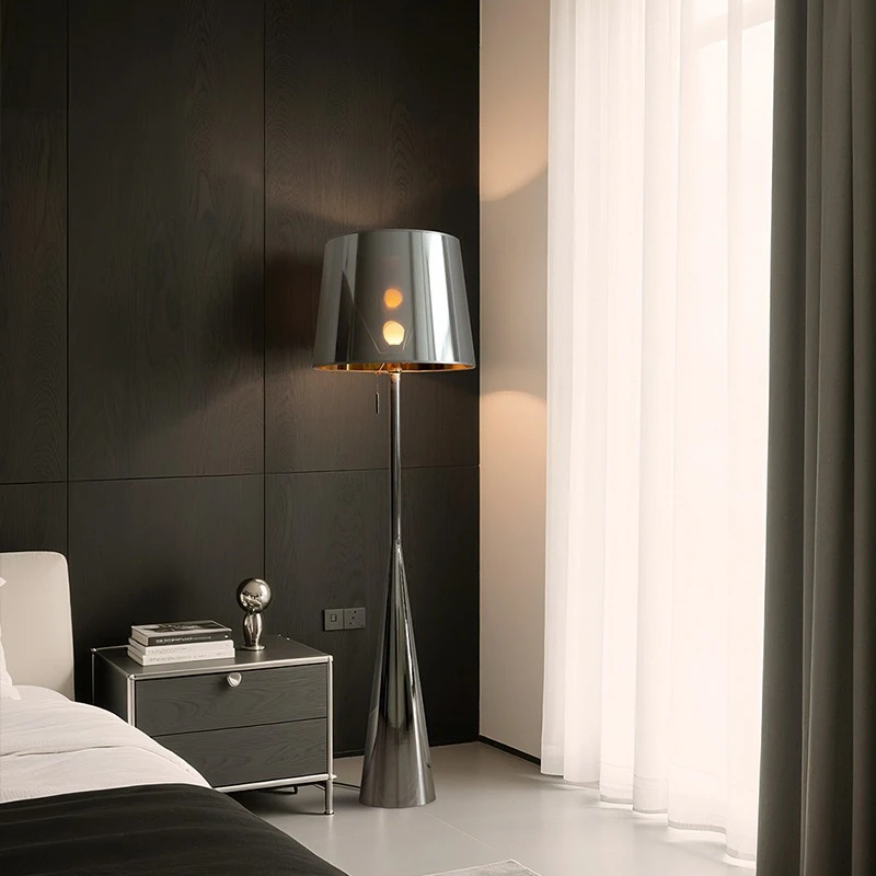 Living room bedroom sofa ambient light Italian minimalist floor lamp