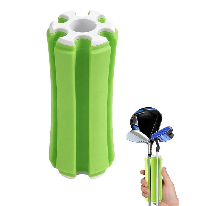 Golf Club Retainer Clips Portable Golf Club Fixed Support Standing Golf Club Organizer Storage Racks Outdoor Sports