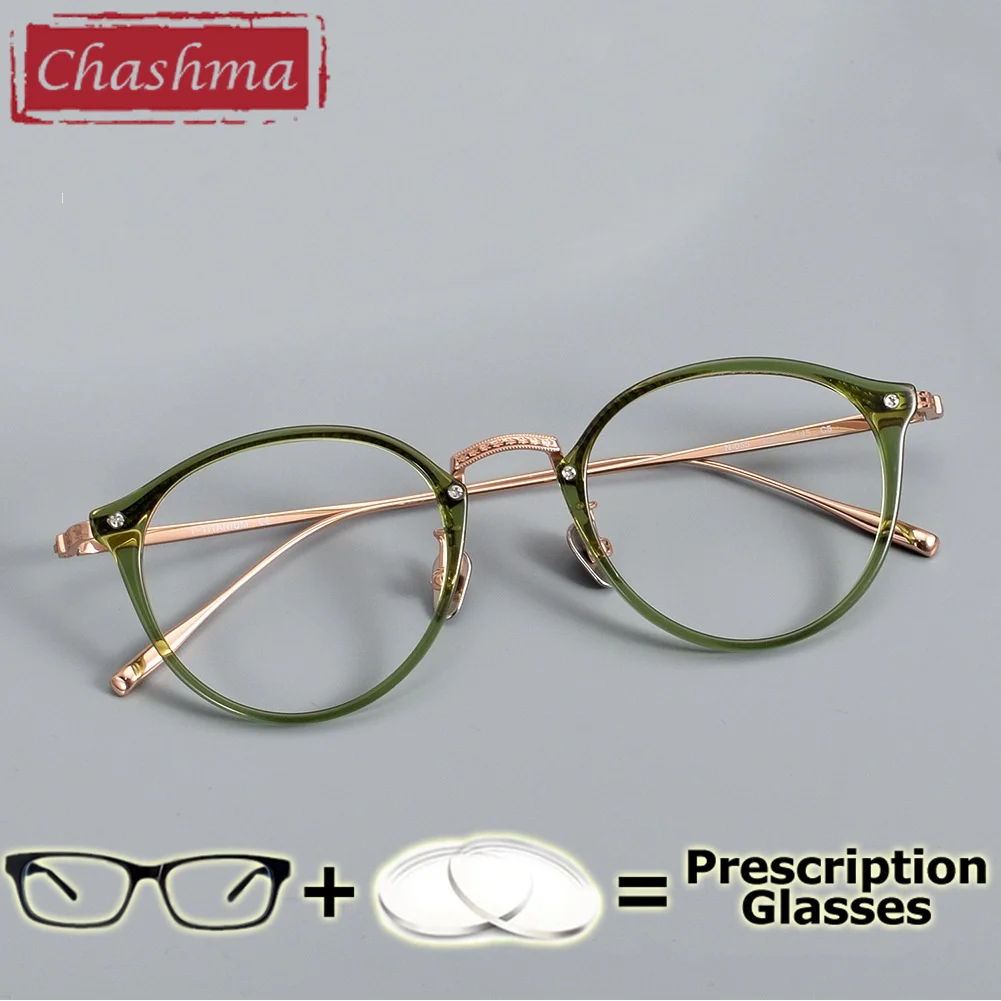 

Chashma ретро ацетатные очки титановые мужские очки для чтения по рецепту оправа легкие очки для близорукости оптические мультифокальные линзы