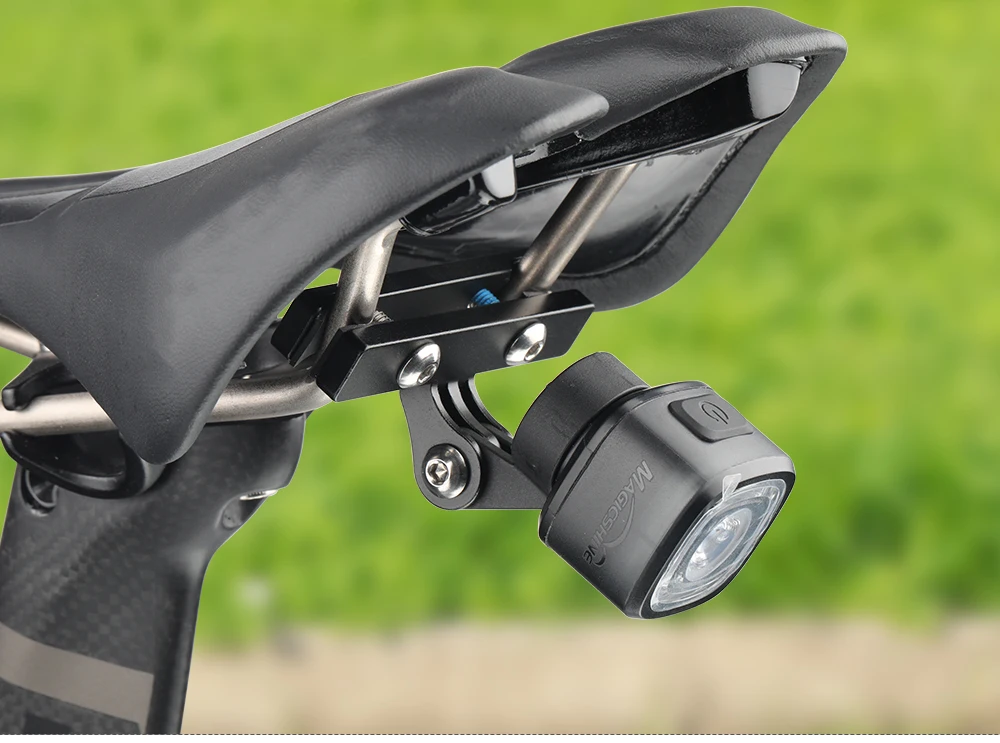 Deemount-Lichthalter für Magicshine RN120 SEEMEE 60 100 180 200 300 Rücklicht mit GoPro-Anpassung MTB-Fahrradsattelhalterung – Detail 7