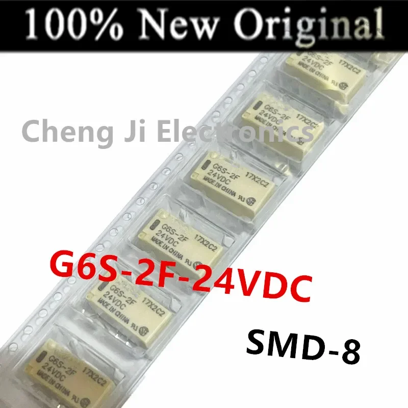 10 pz/lotto G6S-2F-3VDC, G6S-2F-5VDC, G6S-2F-12VDC, G6S-2F-24VDC nuovo relè di segnale originale G6S-2F-TR-5VDC, G6S-2F-TR-12VDC