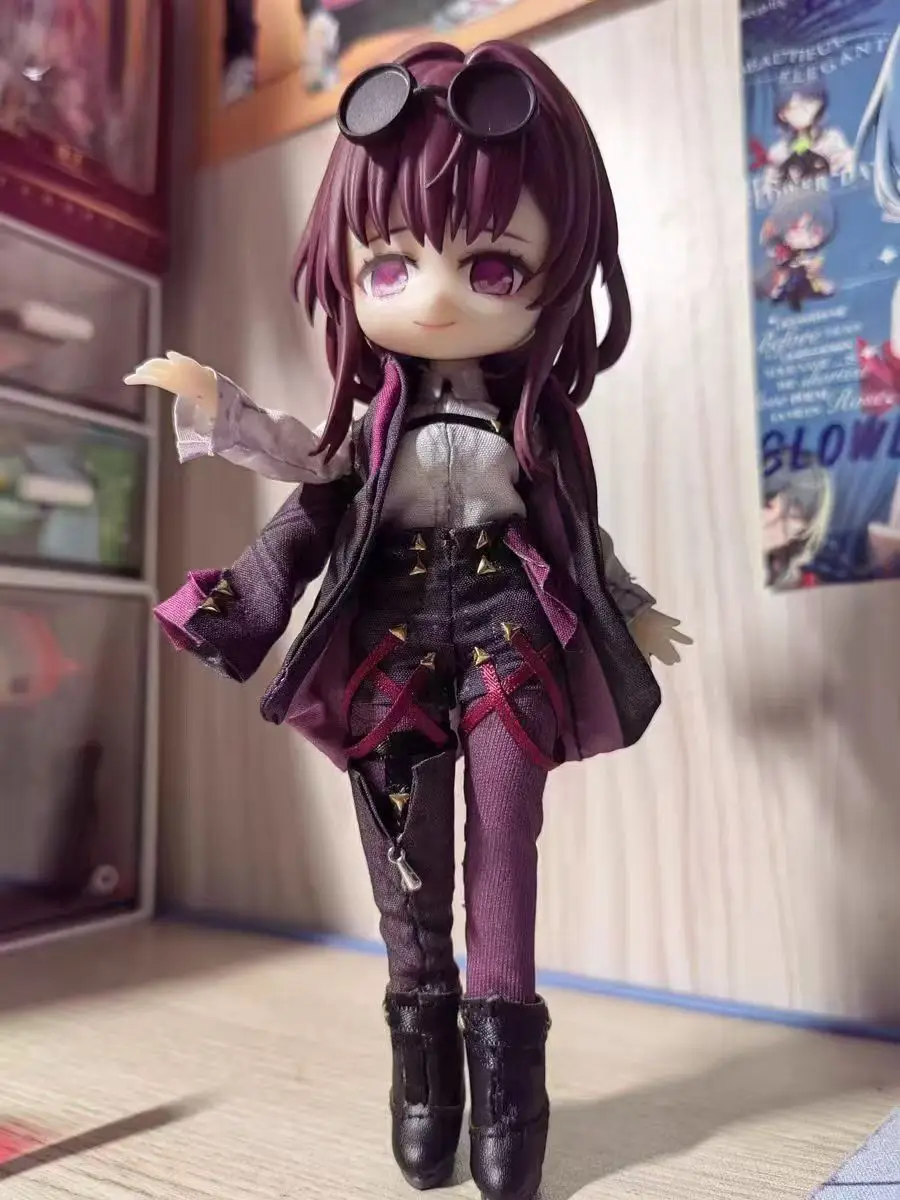 

Kafka Ob11 Clothes,GSC Hair, Honkai Star Rail Water Sticker Faceplate 1/12 Handmade Customized DIY Doll Accessories