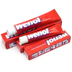 50/100g WENOL Metal Polishing Cream Paste for Gold and Silver Jewelry Metal Musical Instruments Mold Die Grinding