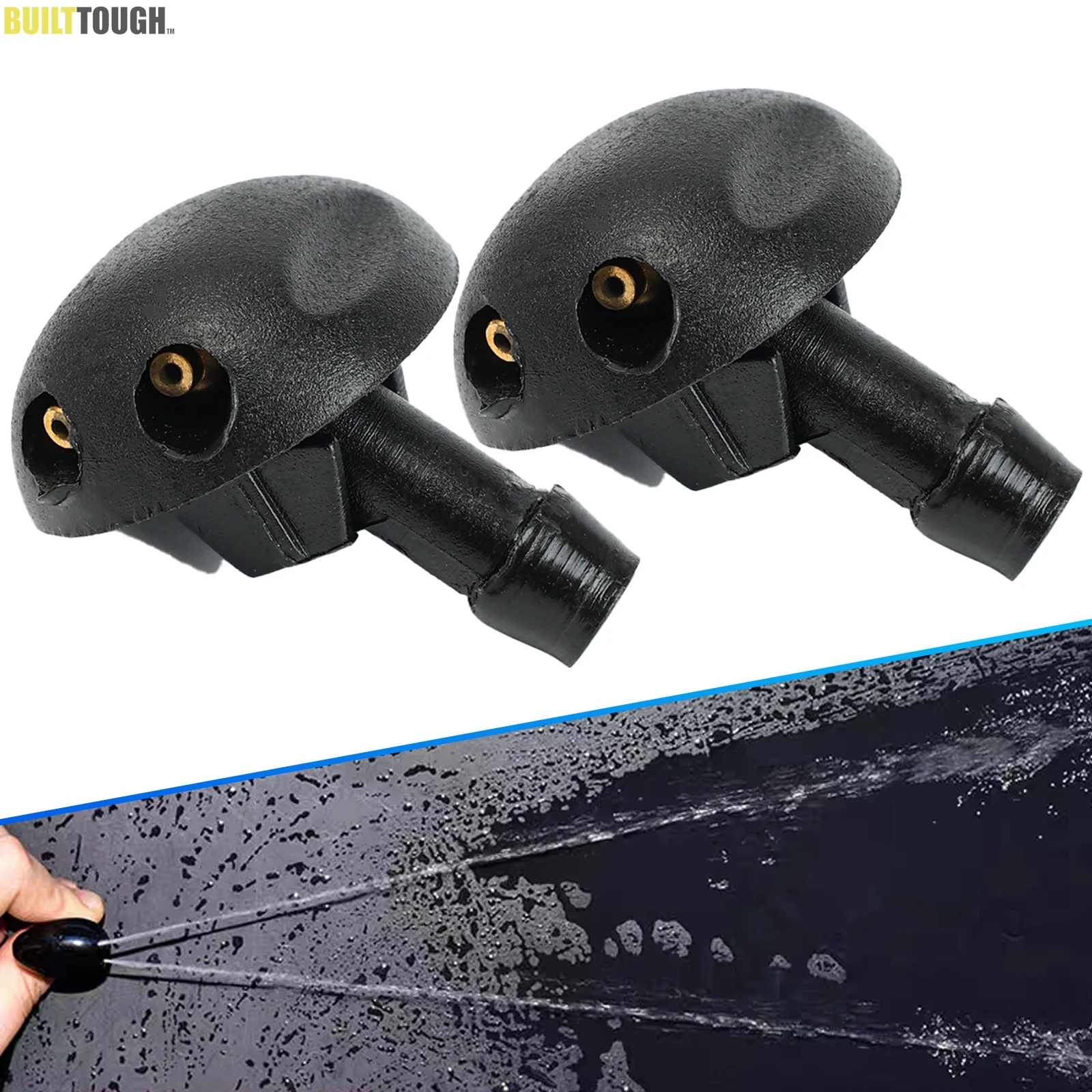 Buse de pulvérisation de Jet de lave-glace avant, 2 pièces, pour Renault Megane MK1 1995 – 2002 Scenic I Dacia Logan Sandero Duster 04 – 11