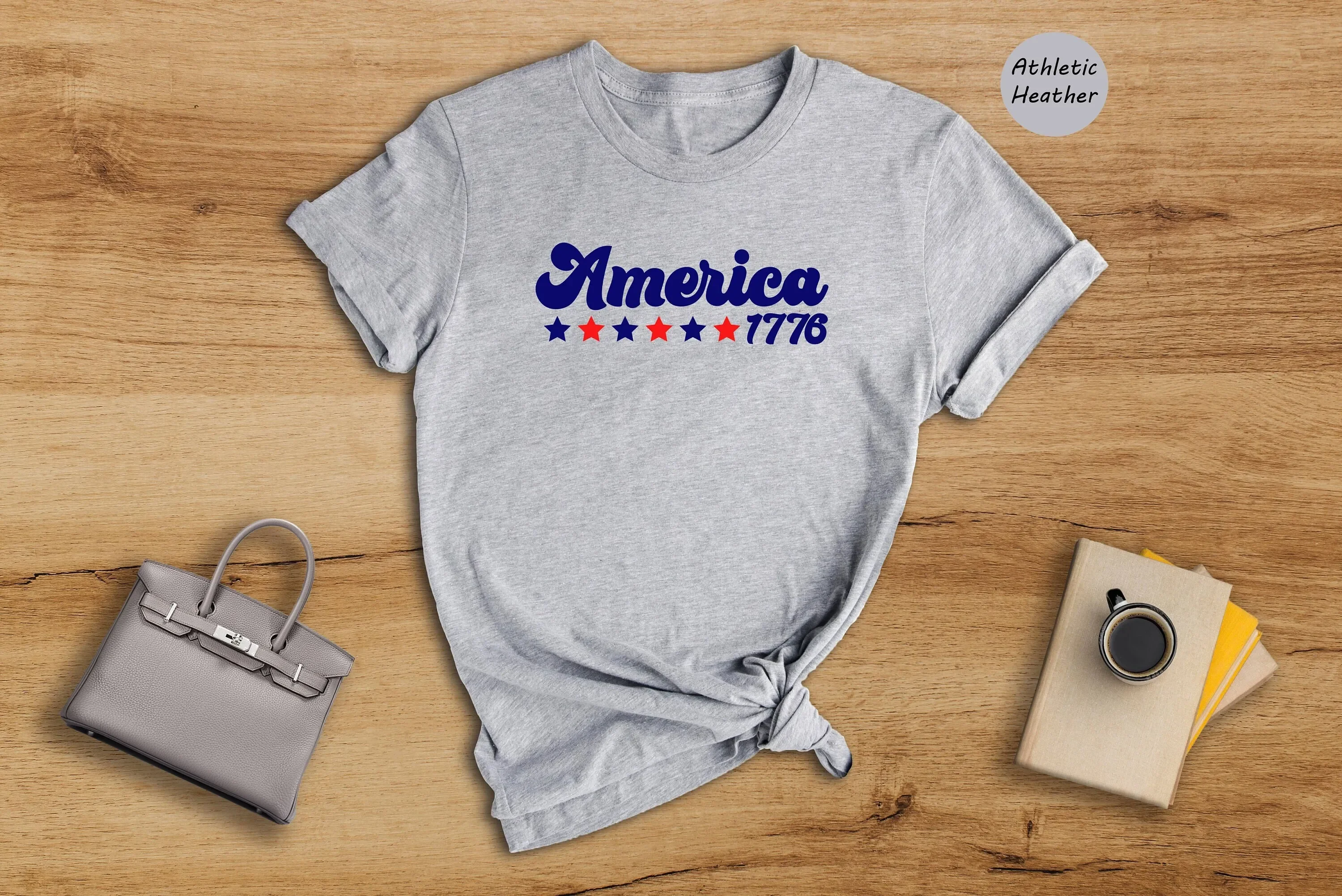 America T Shirt 1776 4th Of July Independence Day Memorial Fourth USA