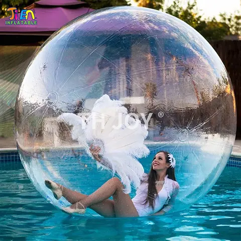 Giant 3m Dia Inflatable Water Walking Ball Sphere Dance Clear Transparent Globe Water Inflatable Toys