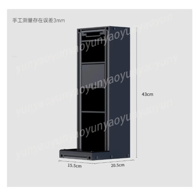 Black Silver Metal Coffee Hand Drip Storage Rack Countertop Organizer