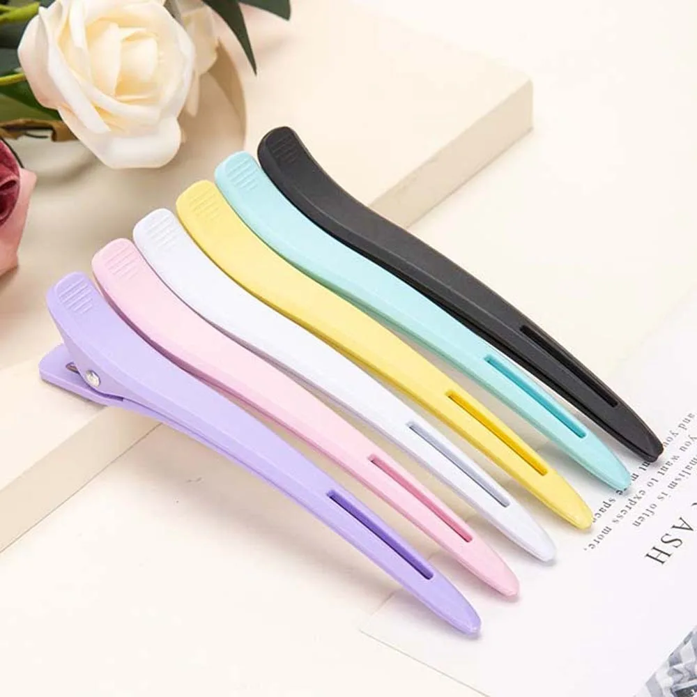 

Hair Styling Tool Duckbill Hair Clip Hair Accessories Hairdressing Crocodile Clips ABS Barber Supplies Partition Hairpins Lady