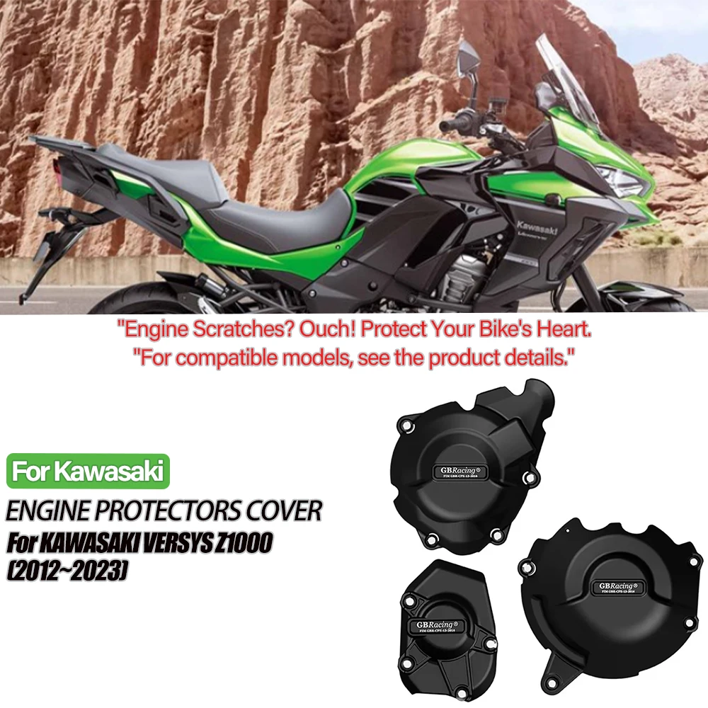 

For KAWASAKI VERSYS 1000 2012-2023 Engine Cover Protectors Motorcycle Accessories Protector de Motor Moto Case