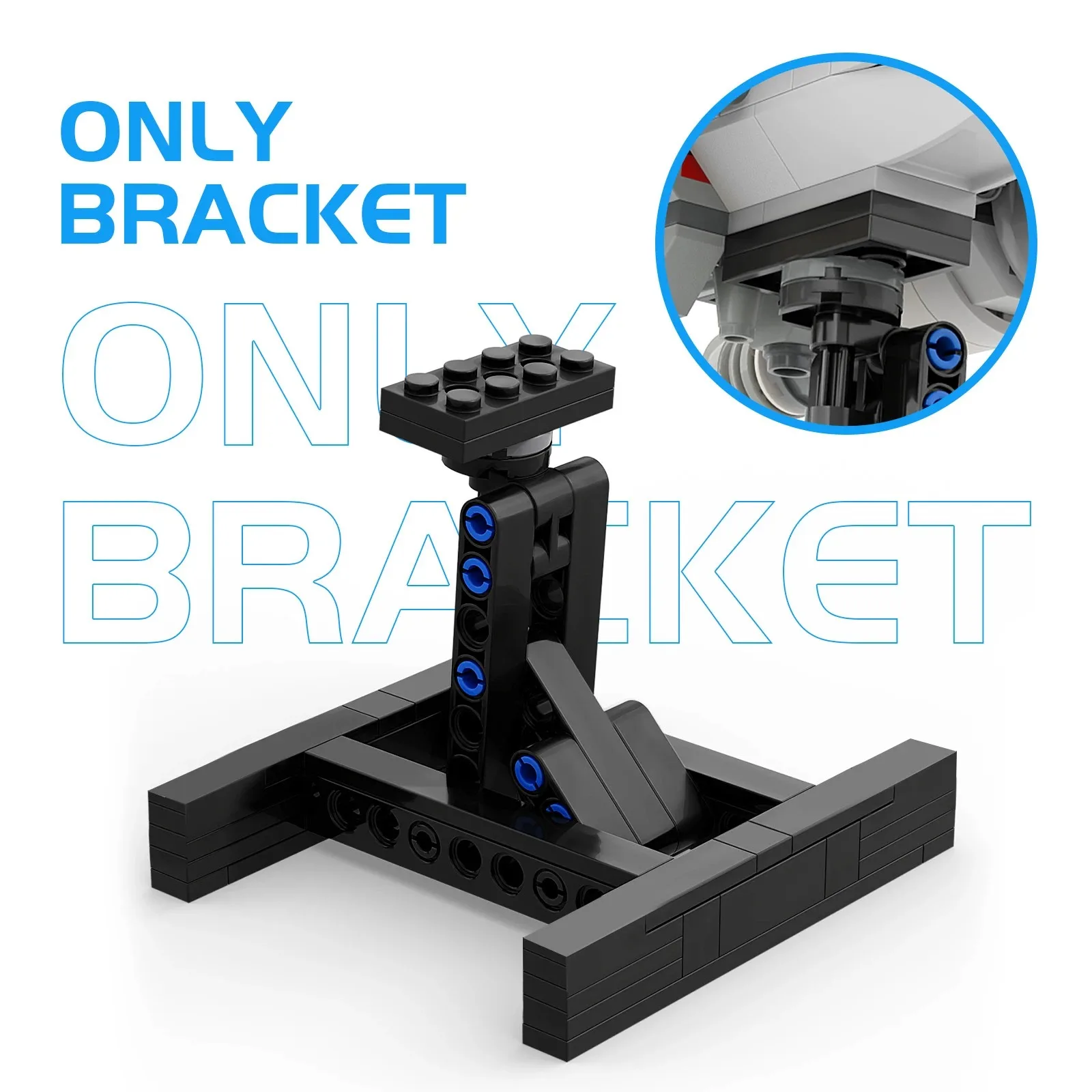 TIE Interceptors Stand for The Space Resistance Fighter 75149 75102 and 75218 Display Stand Building Blocks Toys Vertical Gifts