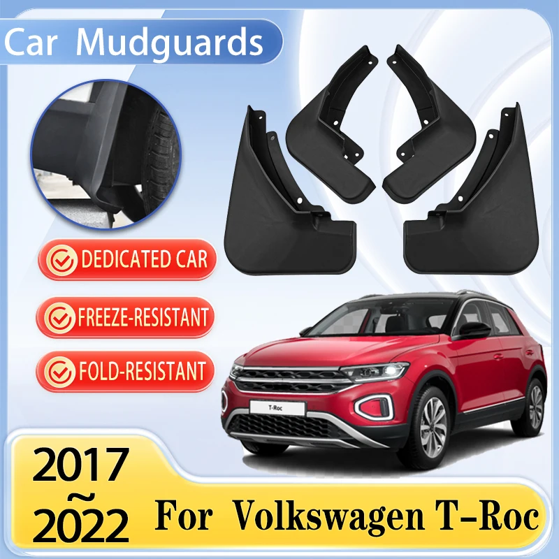 

Car Mudguards For Volkswagen VW T Roc T-Roc 2017~2022 Anti-splash Mud Guard Flaps Splas Splash Guard Fenders Cars Accessories