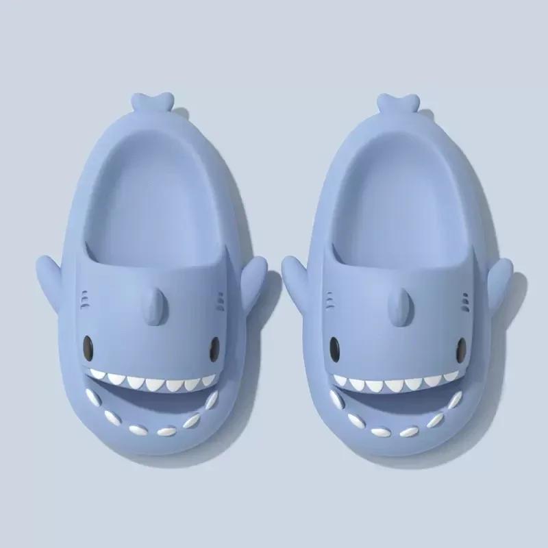 Fashion Women Shark Slippers Removable Fins Slides Indoor EVA Light Sandals Beach Couple Outside Men Shark Flip Flops