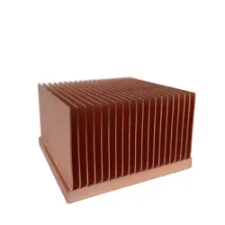 Pure Copper Heatsink 50*50*30mm Skiving Fin Heat Sink