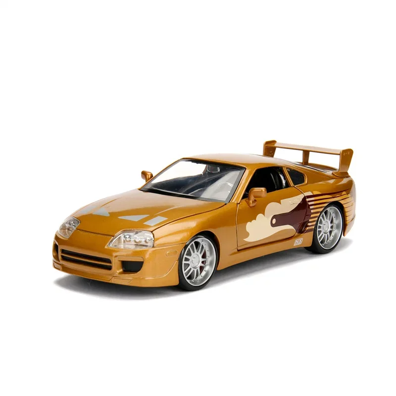 

Jada 1:24 Slap Jack's 1995 Toyota Supra Автомобильная игрушка, литые металлические игрушки для мальчиков