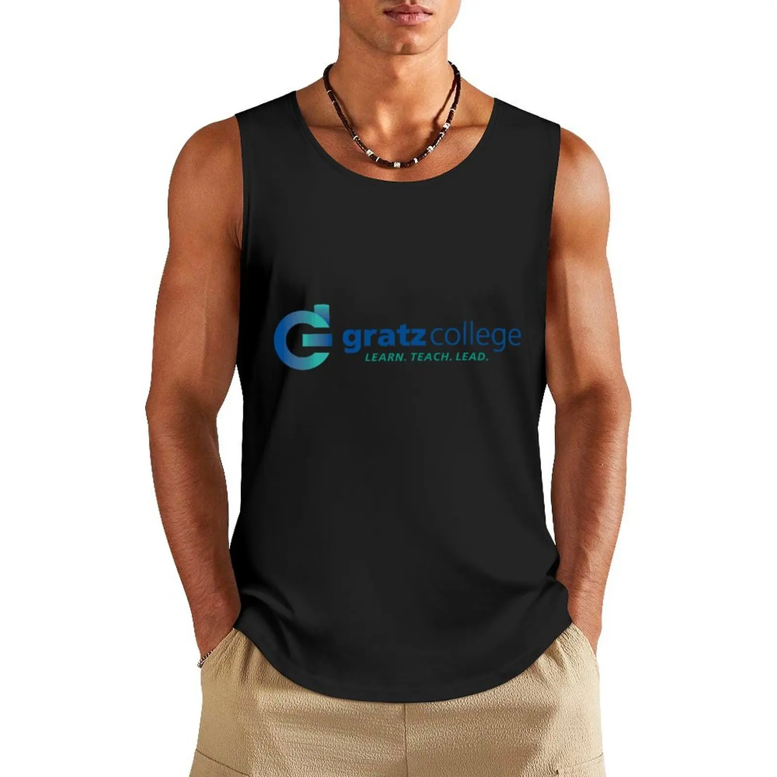 

The Gratz College Tank Top fitness clothing for men man vest singlets for men