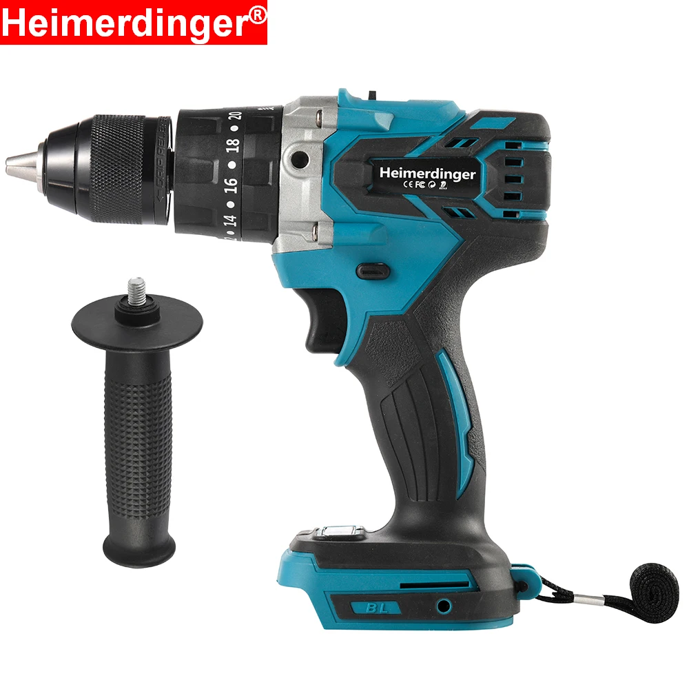 

18V 13mm cordless impact drill brushless impact drill screwdriver drill body compatible 1830 1840 1850 1860