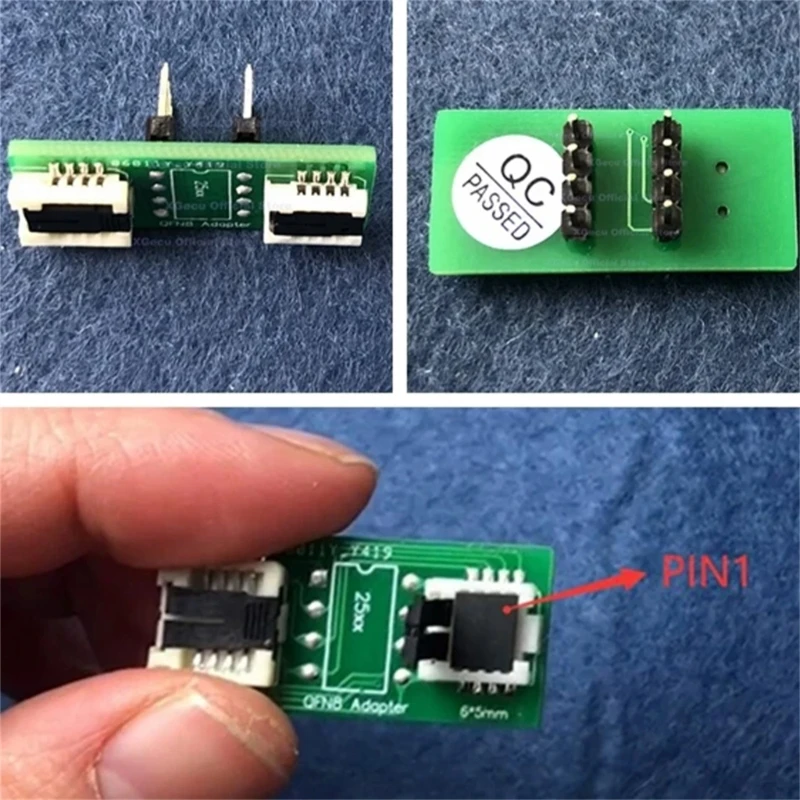 QFN8/WSON8/MLF8/MLP8/DFN8 to DIP8 Adapter Easy Chips Handling and Programming Bios Flash Socket Converter Adaper