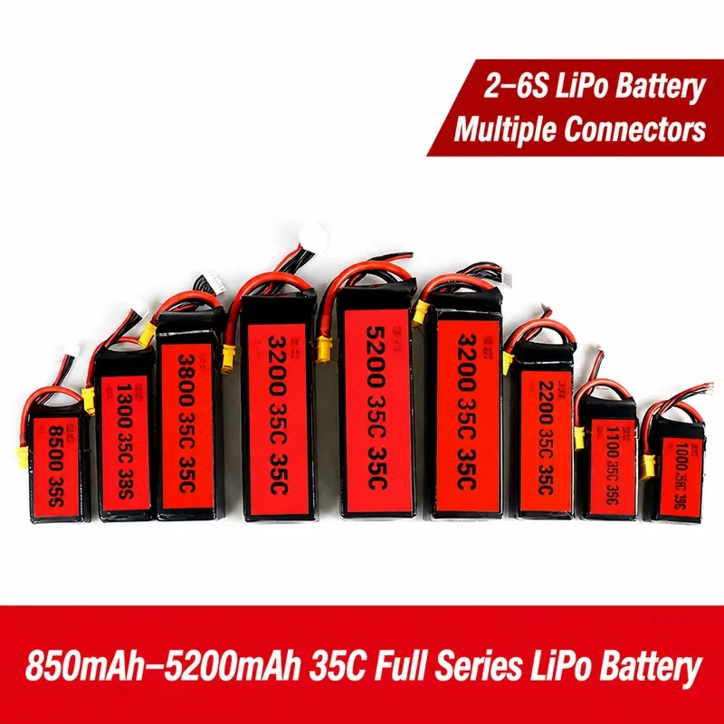 Beite LIPO Battery 850mAh to 5200mAh
