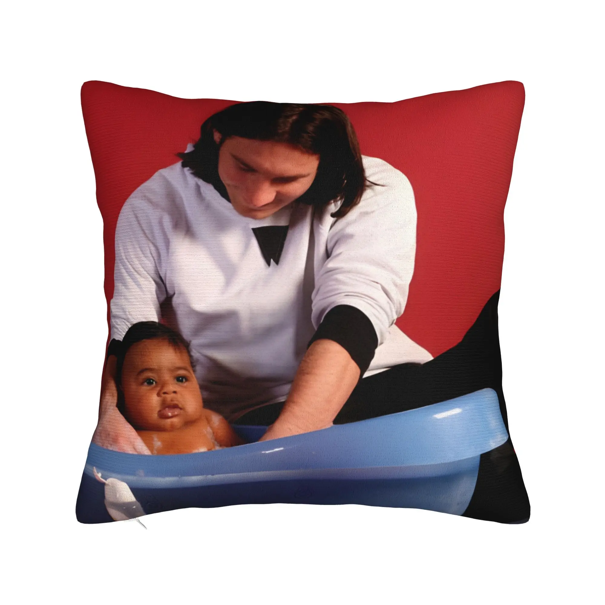 Lamines Yamals Bathing Meme Soccer Square Pillowcases Polyester Home  Cushion Cover Cute Decorative Pillowcase 45*45