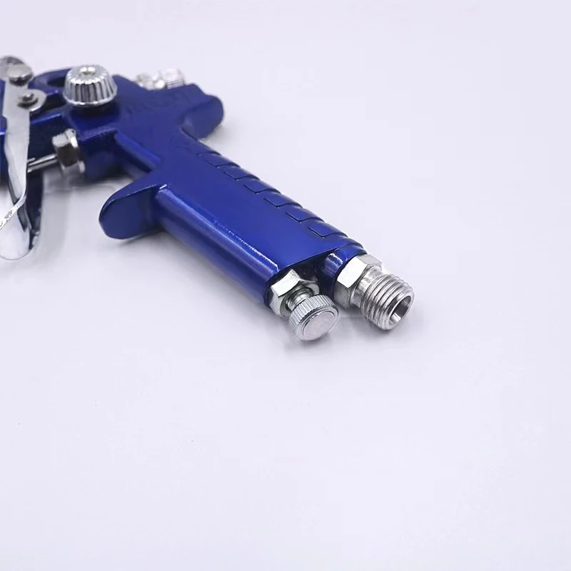 Imagem -05 - Mini Hvlp Spary Gun Pintura Aerógrafo Gravidade Alimentação Escova de ar para a Parede Pintura do Carro Bolo do Prego Decorar Pintura Pulverização 0.8 mm 1.0 mm