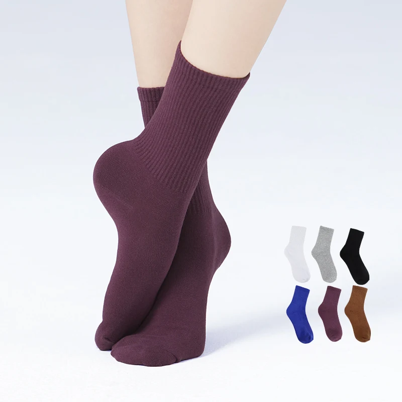 Women Modern Dance Socks Professional Non-slip Dance Socks Classical Jazz Dance Practice socks Men Yoga Mid Tube Socks