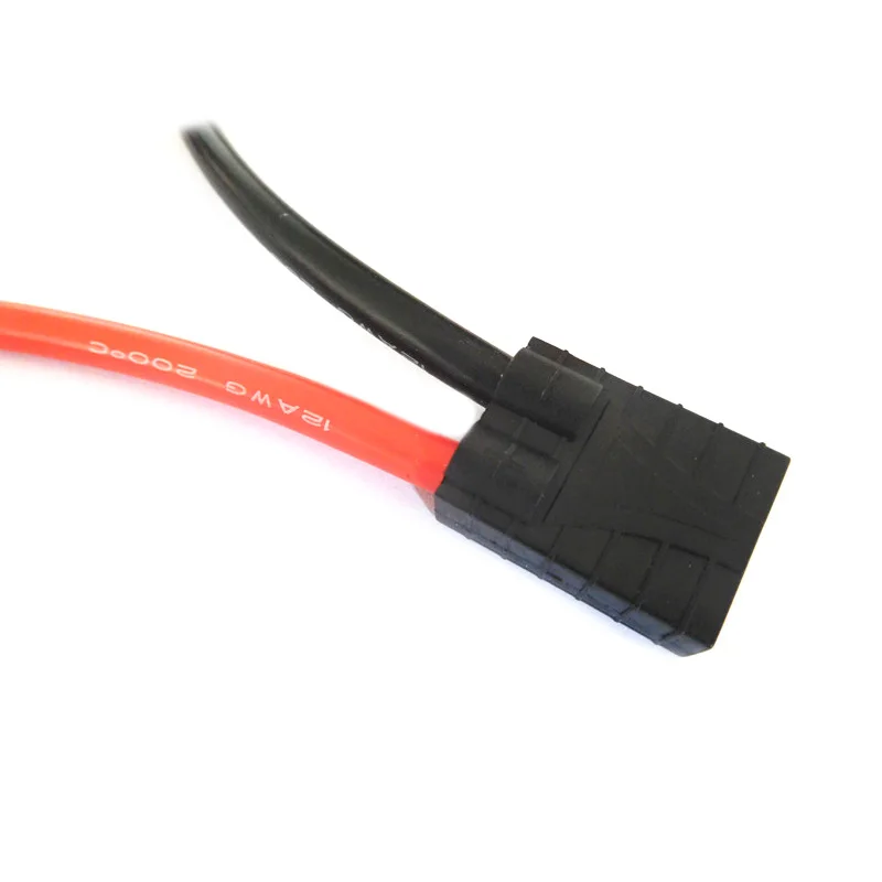 10PCS TRX 시리즈 12AWG 100mm 남성 여성 커넥터 플러그 어댑터 와이어 구리 소재 RC 모델 장난감 리포 배터리