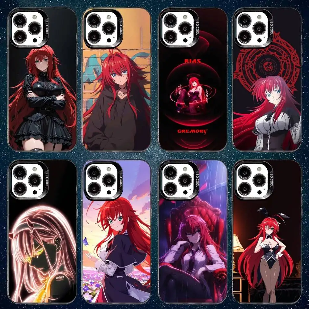 

R-Rias High School Gremory Phone Case For iPhone17,16,15,14,13,12,11 Plus,Pro Max White Matte Shockproof Cover
