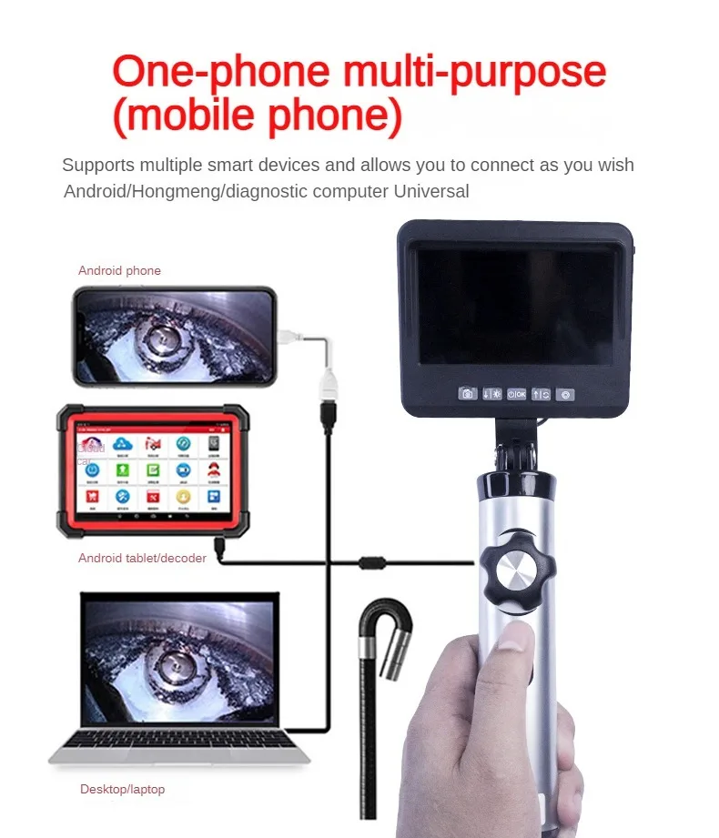 Endoscope customization waterproof camera portable industrial rigid  car  repeaters hd industrial camera endoscopy device price