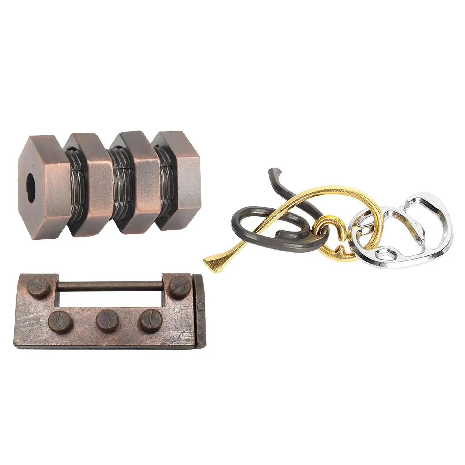 Puzzle rompicapo, set di giochi puzzle IQ per adulti bambini uomini