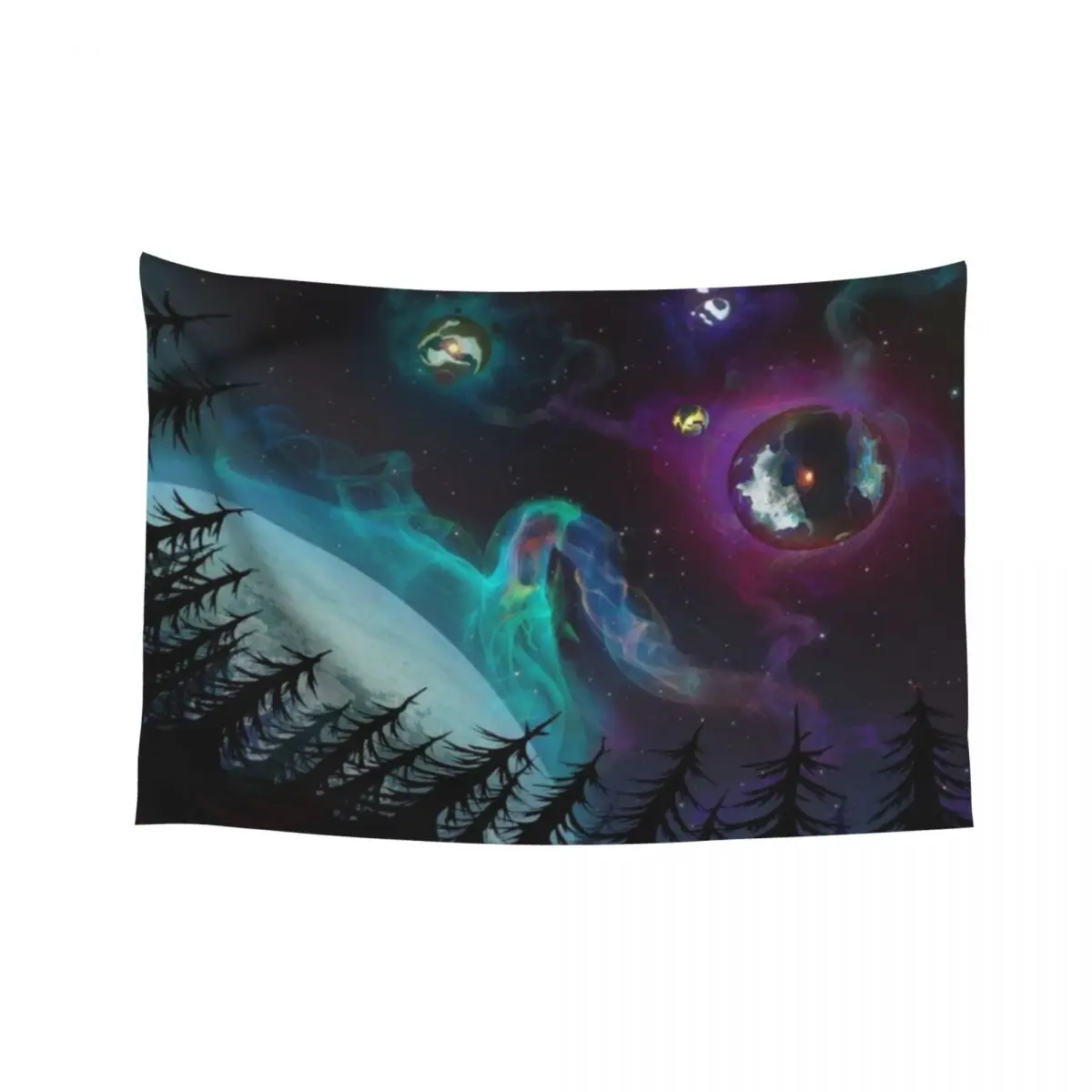 

Outer Wilds Tapestry Room Decoration Korean Style Room Decoration Aesthetic Christmas Decoration Tapestry