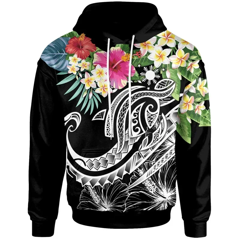 

3D Printed Philippines Filipinos Polynesian Tattoo Lapu Lapu Sun Tribal Hoodies for Men Kid Fashion Hooded Hoody Retro Pullover