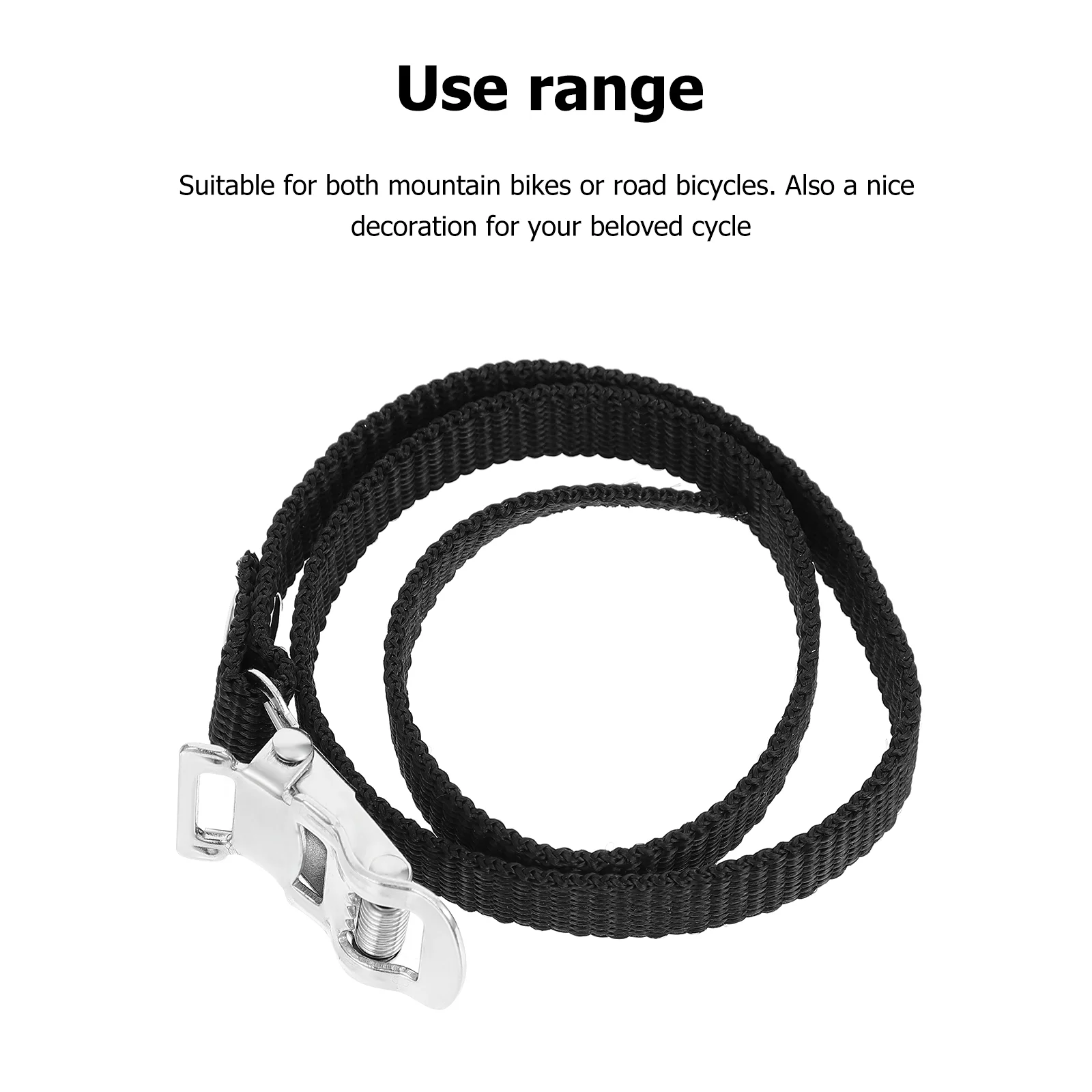 4 Pcs Bike Strap Bikes Pedal Toe Straps Electric Mountain Pedals Fitness E-bike Accessories