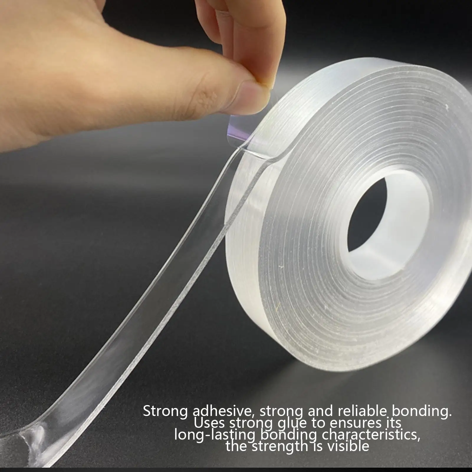 Double Sided Tape Heavy Duty Clear Nano Waterproof Removable Strong Adhesive Mounting Tape Wall Adhesive for Posters Pictures