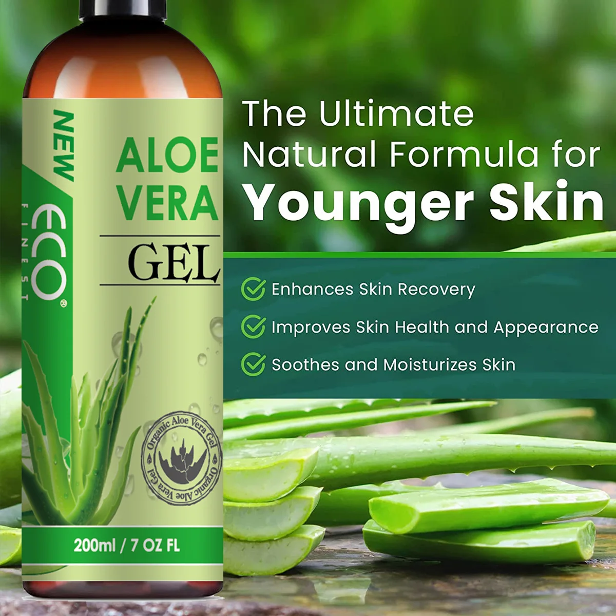 200g aloe vera gel moisturizing fading acne marks repairing and soothing after sun exposure aloe vera gel Skincare