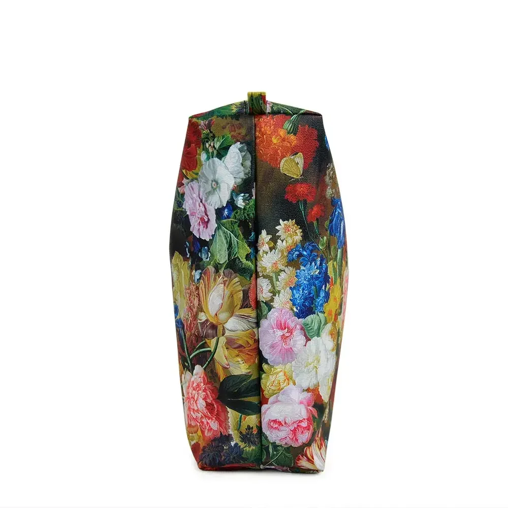 Obag-Mini organizador de cuero PU con estampado Floral clásico para mujer, forro con cremallera, bolsillo interior, inserto impermeable para bolso O, nuevo